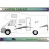 Kit Décoration Camping-Car GLAMYS – Autocollants Latéraux XXL – Adhésif Vinyle Premium – Résistant UV & Intempéries