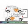 Citroën C2 vts kit - Tuning Sticker Autocollant Graphic Decals
