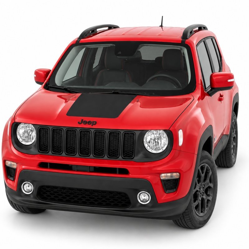 Jeep Renegade bande capot plein autocollante tuning sport Fun Stickers