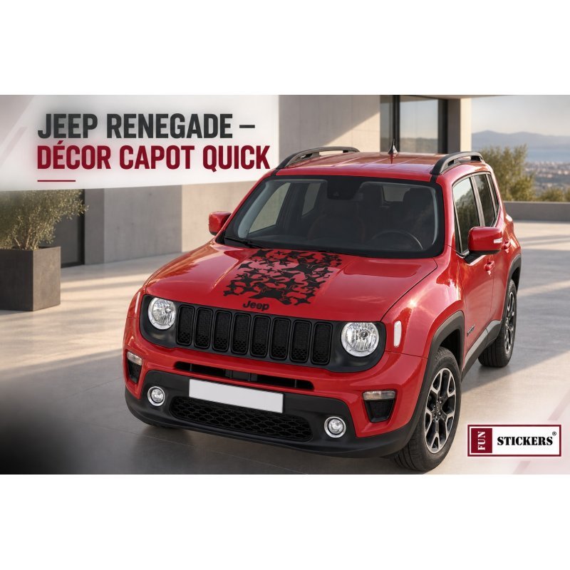 Étui à Lunettes GAFAT Pour Jeep Renegade 2015-2024 - Range-Soleil Pratique Et Automatique