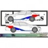 BMW Serie 1 3 5 6 7  Style M Performance Tuning Sticker Autocollant Decal