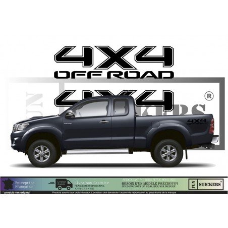 TOYOTA HILUX 4x4 dumpster - Complete Kit - Tuning Sticker Sticker Graphic Decals