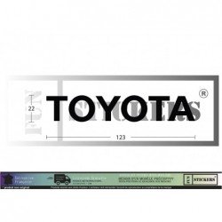 Toyota Hilux kit logo benne Toyota complet autocollant Fun Stickers