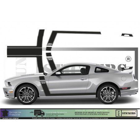 Ford Mustang BOSS 302 KCB sticker stickers