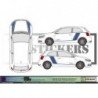 Volkwagen Polo WRC 1 Rally Kit Complete - Tuning Sticker Sticker Graphic Decals