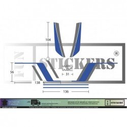 Volkwagen Polo WRC 1 Rally Kit Complete - Tuning Sticker Sticker Graphic Decals