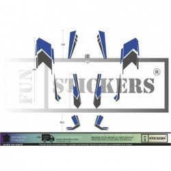 Volkwagen Polo WRC 3 Rally Kit Complete - Tuning Sticker Sticker Graphic Decals