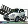 Kit Bandes Rallye Ford Fiesta ST – Décoration Sportive Capot / Toit / Hayon & Bas de Caisse – Vinyle Haute Qualité