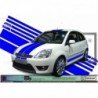 Ford Fiesta ST kit bandes rallye sportives capot decoration Fun Stickers