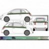 Fiat 500 - Side strips - tailgate GUCCI Sticker stickers