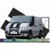 Bandes Capot Ford Transit – Kit Stickers Racing ST – Vinyle Premium Découpe – Noir Mat ou Couleur – Fun Stickers®