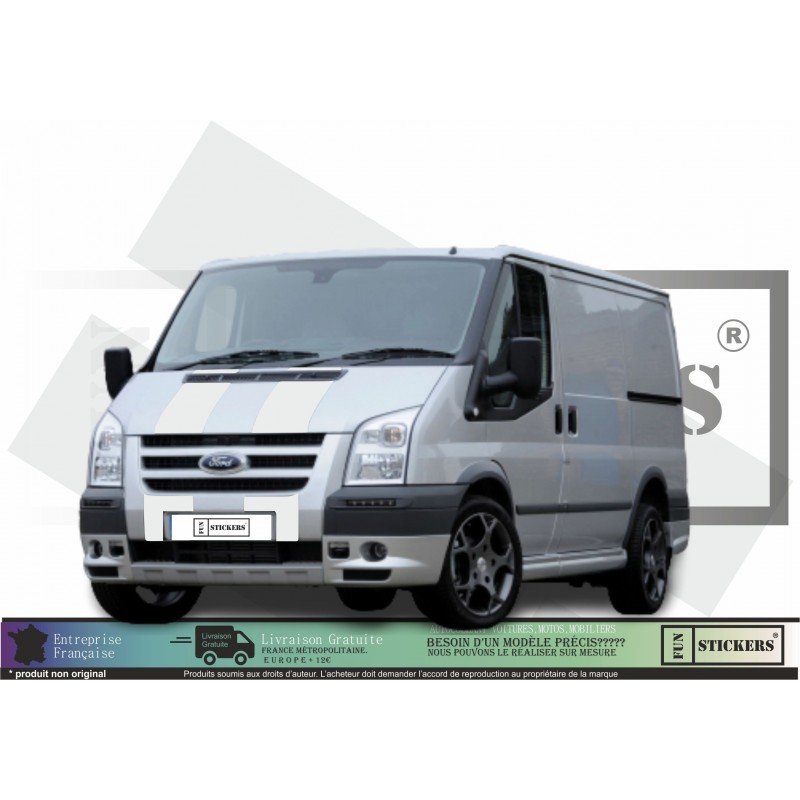 Ford Transit bandes capot kit stickers Racing ST autocollant sport Fun Stickers
