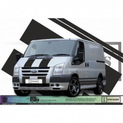 Ford Transit ST Sport Van Side Bands / Capot - Tuning Sticker Sticker Graphic Decals