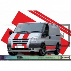 Ford Transit ST Sport bandes laterales et capot Van kit Fun Stickers