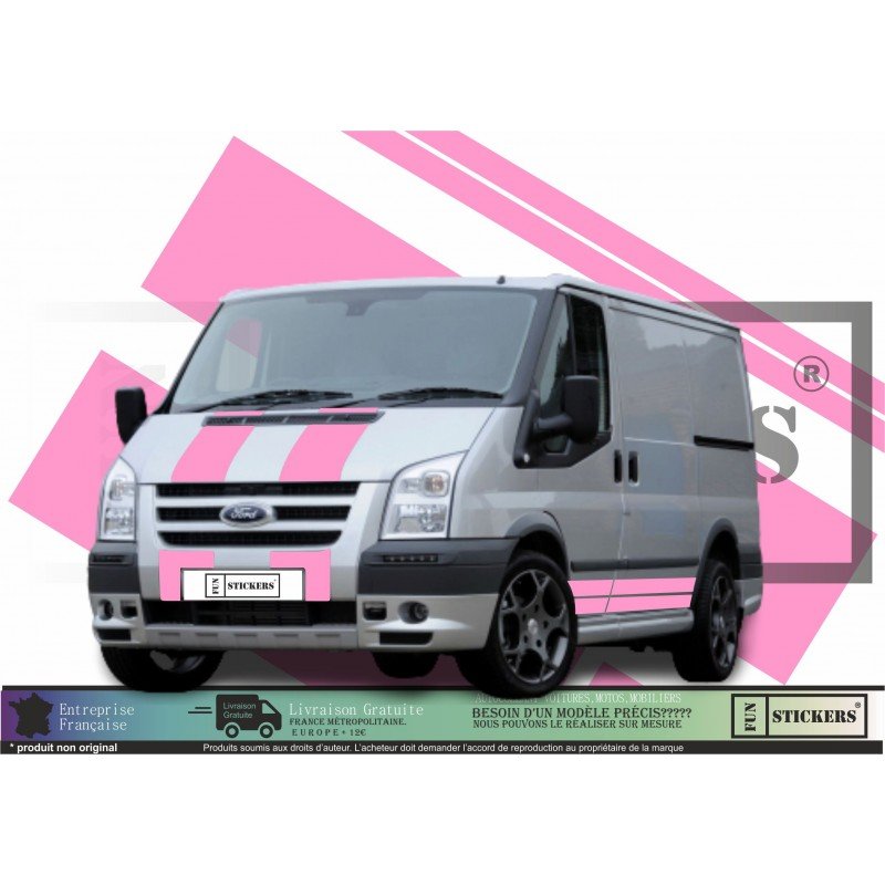 Ford Transit ST Sport bandes laterales et capot Van kit Fun Stickers