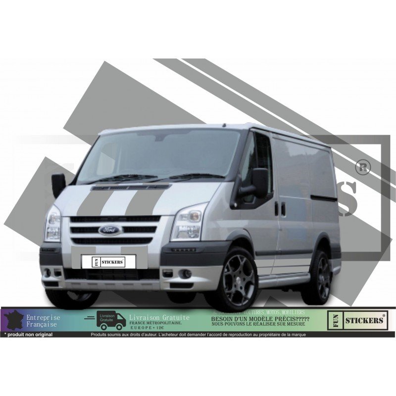 Ford Transit ST Sport bandes laterales et capot Van kit Fun Stickers