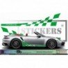 Porsche bandes laterales damiers kit sticker autocollant Fun Stickers