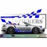 Porsche bandes laterales damiers kit sticker autocollant Fun Stickers