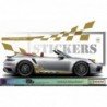 Porsche bandes laterales damiers kit sticker autocollant Fun Stickers