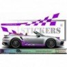 Porsche Side Bands Damiers - Tuning Sticker Sticker Graphic Decals