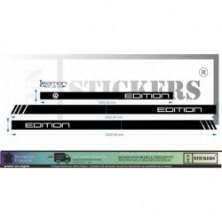 Stickers bas de caisse Edition VW Transporter T5 T6 L2 Fun Stickers