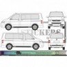 Volkswagen 3 Strips and hood sticker Van VW edition 30 sticker
