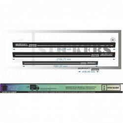 Volkswagen 3 Strips and hood sticker Van VW edition 30 sticker