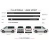 VW Transporter T5 T6 kit bandes California autocollant Fun Stickers