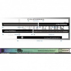 Volkswagen 3 Strips and hood sticker Van VW edition 30 sticker