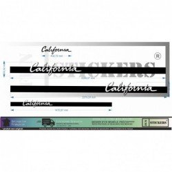 Volkswagen 3 Strips and hood sticker Van VW edition 30 sticker