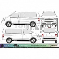 VW Transporter sticker bande laterale California kit decoration Fun Stickers