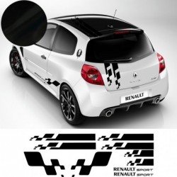 Renault Twingo Clio Megane bandes integrales design Gordini Fun Stickers
