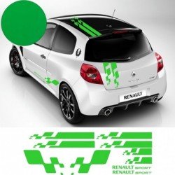 Renault Twingo Clio Megane bandes integrales design Gordini Fun Stickers