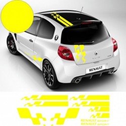 Renault Twingo Clio Megane bandes integrales design Gordini Fun Stickers