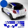 Renault Twingo Clio Megane bandes integrales design Gordini Fun Stickers