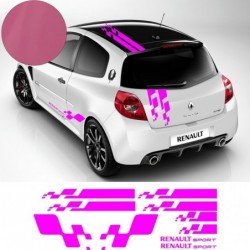Renault Twingo Clio Megane bandes integrales design Gordini Fun Stickers