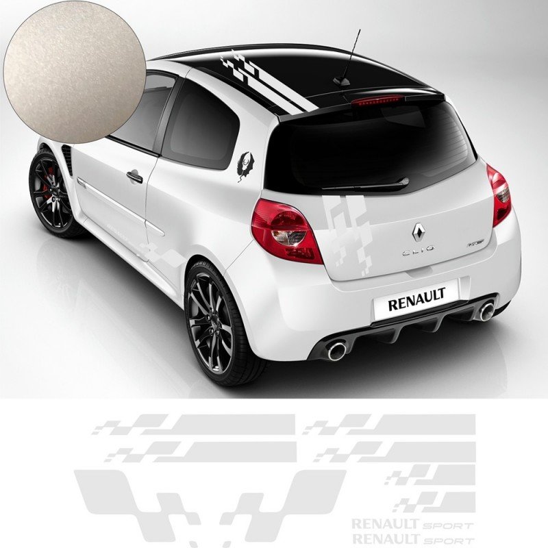Renault Twingo Clio Megane bandes integrales design Gordini Fun Stickers