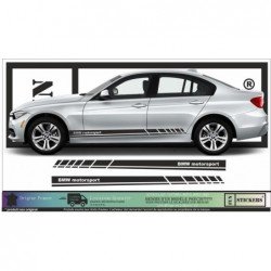 BMW Motorsport stripping lateral 180 cm bande decorative racing Fun Stickers