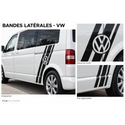 Volkswagen Transporter T4 T5 T6 Side Strips Logo Sticker