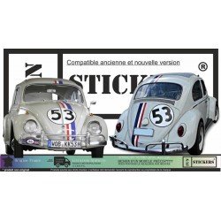 Volkswagen Beetle Choupette Bands 53 - Complete Kit - Tuning Sticker Sticker Graphic Decals