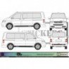 VW Transporter van bandes laterales Edition Speciale autocollant Fun Stickers