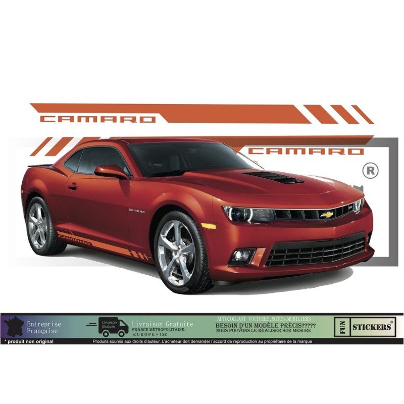 Chevrolet Camaro Low Body Side Strips - Tuning Sticker Sticker Graphic Decals