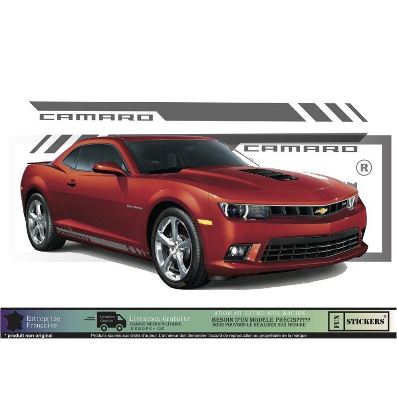 Chevrolet Camaro Low Body Side Strips - Tuning Sticker Sticker Graphic Decals