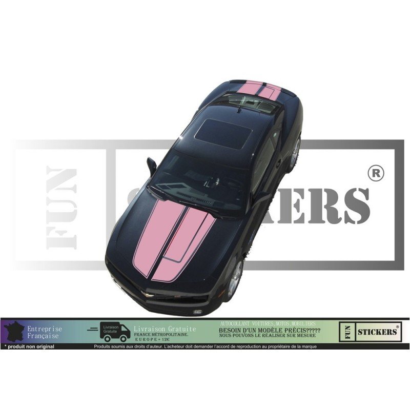 Chevrolet Camaro Complete Hayon Capot Bands - Tuning Sticker Sticker Graphic Decals