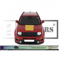 Jeep Renegade bande capot plein autocollante tuning sport Fun Stickers