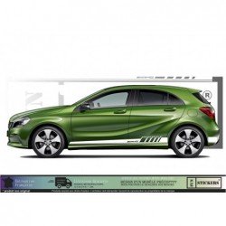 Mercedes bandes bas de caisse style AMG autocollantes Fun Stickers