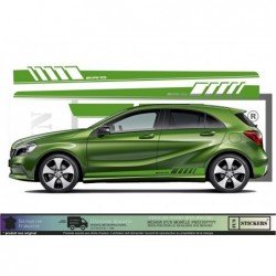 Mercedes bandes bas de caisse style AMG autocollantes Fun Stickers