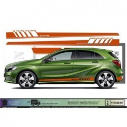 Mercedes bandes bas de caisse style AMG autocollantes Fun Stickers