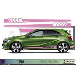 Mercedes bandes bas de caisse style AMG autocollantes Fun Stickers