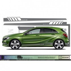 Mercedes bandes bas de caisse style AMG autocollantes Fun Stickers